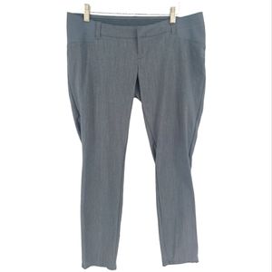Isabel Maternity Pant in Gray Low Rise Size 2 Side Stretch Bands Career Trouser